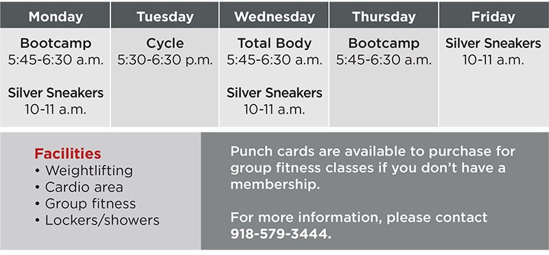 Group Fitness Class Times