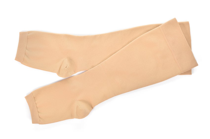 Calf Compression Sleeve (Pair) - Beige - Crucial Compression