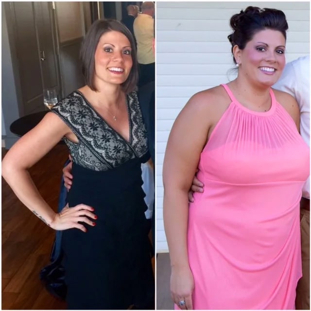 before and after weight loss photos