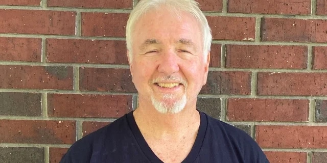 a man smiling
